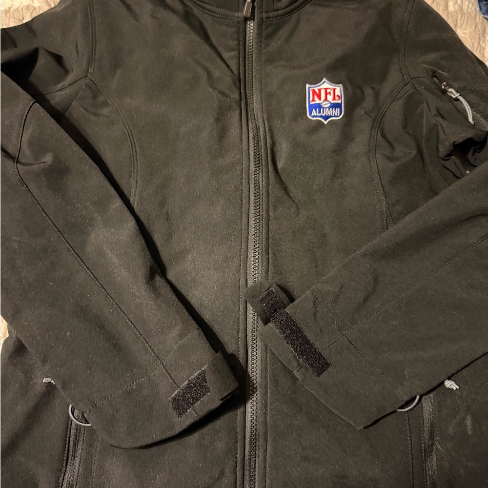 NFL Alumni Eddie Bauer Black Performance Jacket Size medium
